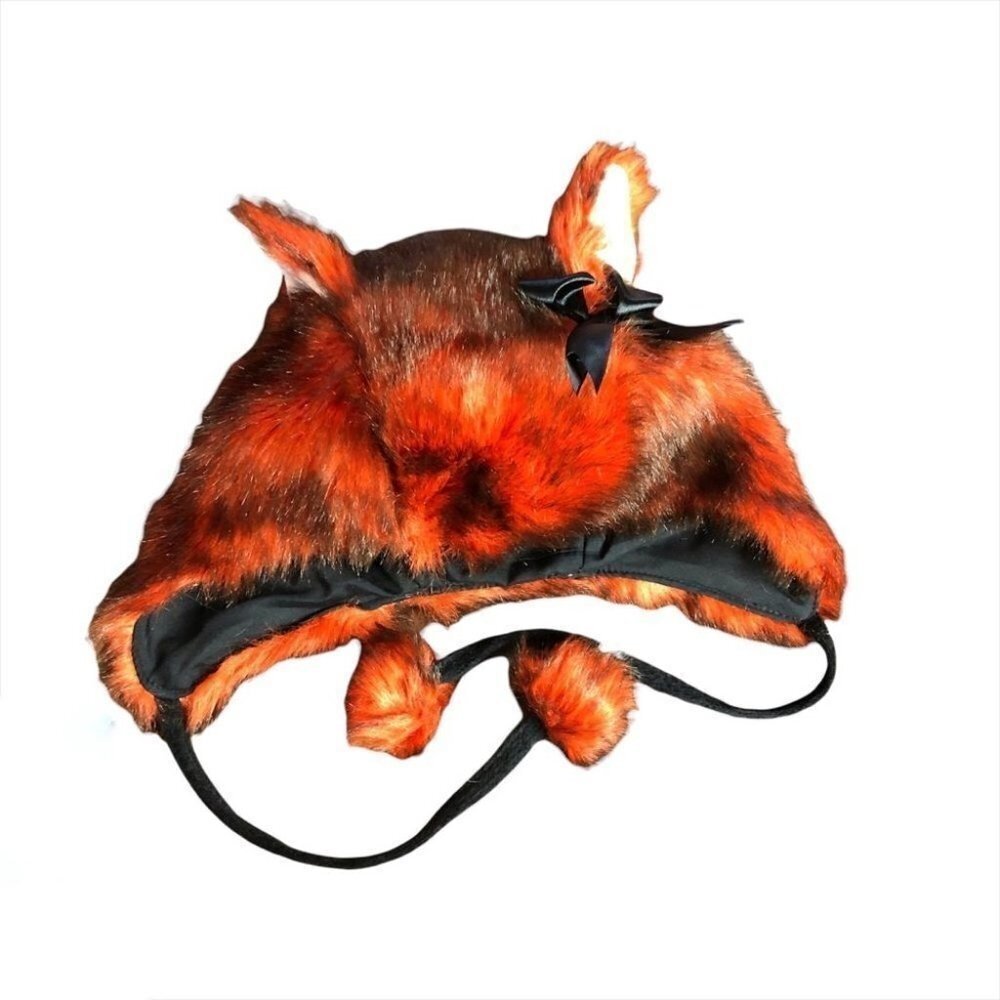 ORANGE & Black Cat Hat